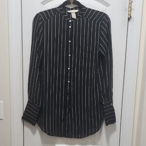 H&M Black with White Stripes Men's Shirt